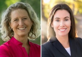 Republican incumbent Jen Kiggans and Democratic challenger Missy Cotter Smasal are competing to represent Virginia’s 2nd Congressional District in the U.S. House of Representatives.