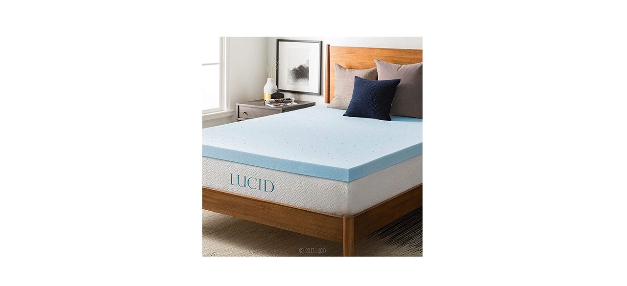 LUCID 3” Gel Memory Foam Mattress Topper