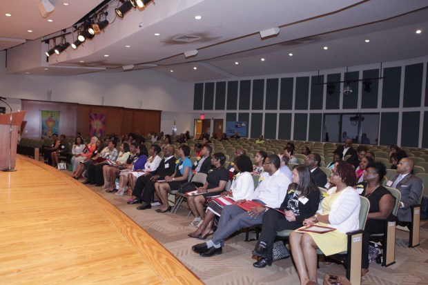 The 2024 graduating class of Project Inclusion, a leadership and development program initiated through the United Way. J.R. Locke stepped down as the program director after 28 years at its helm. (Courtesy of United Way)